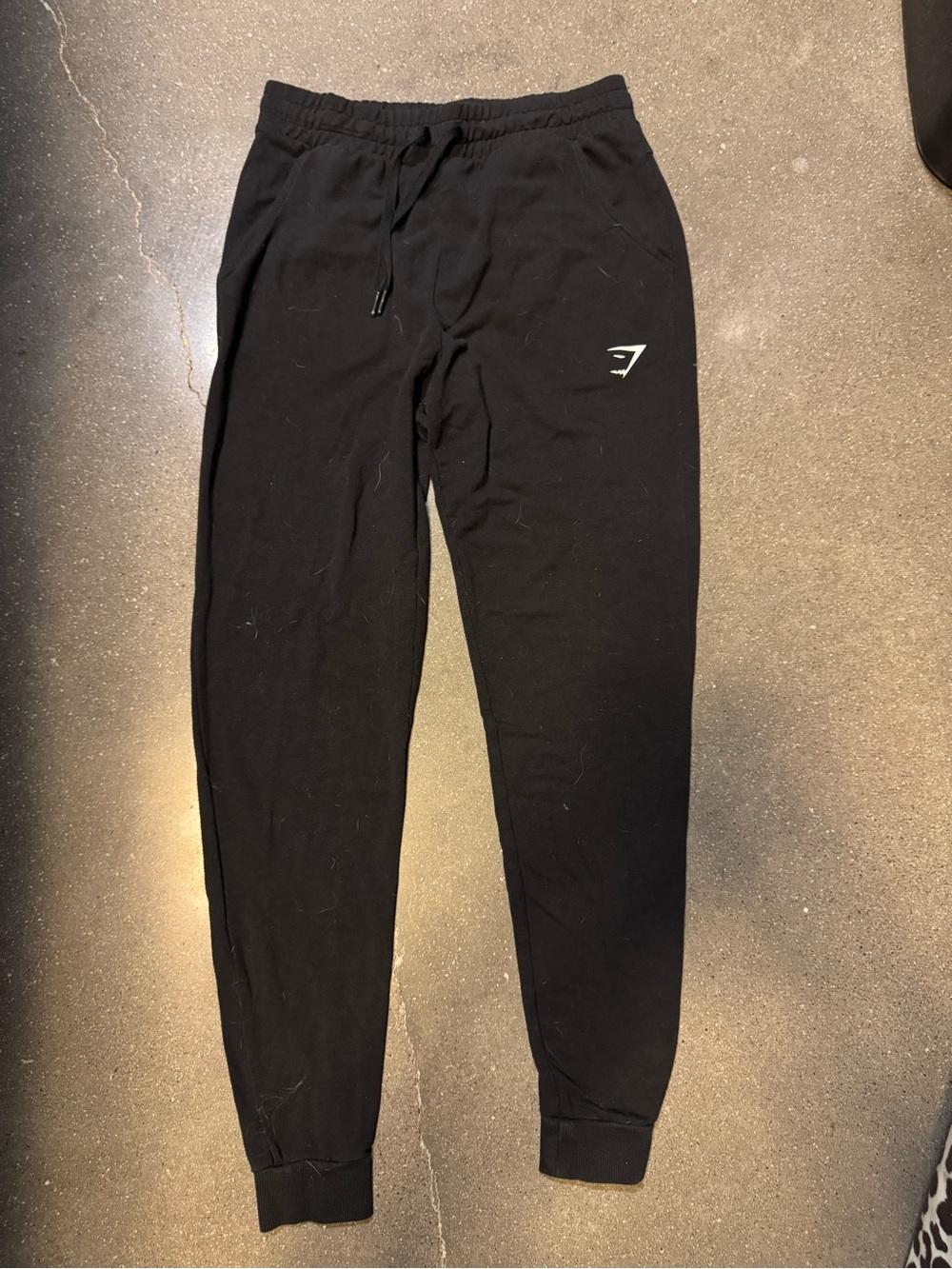 Gymshark Black Men's Jogger Sweatpants with Logo
